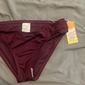 Target purple swim suit bikini bottoms